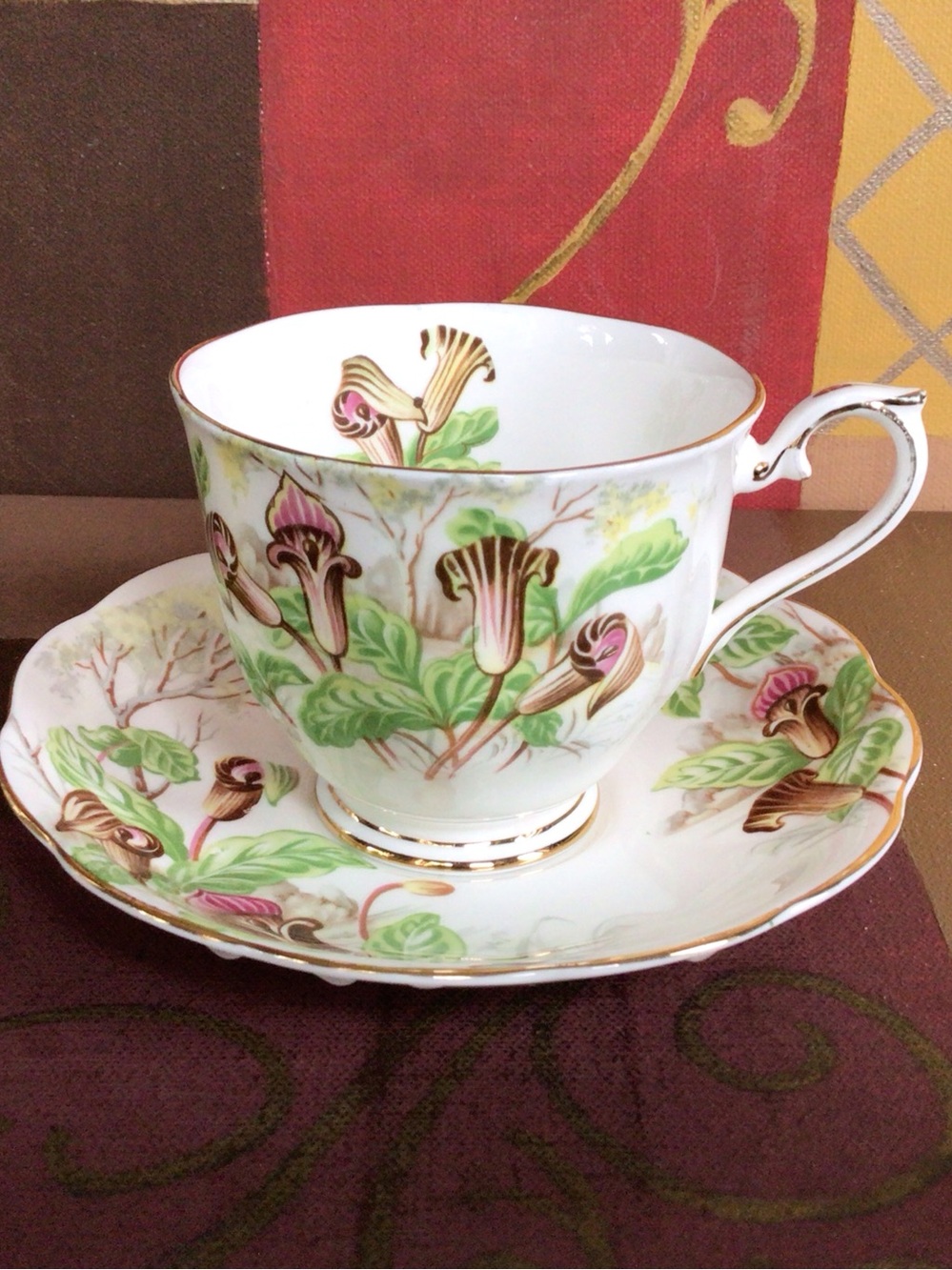 Royal Albert Jack-In-A-Pulpit Teacup And Saucer